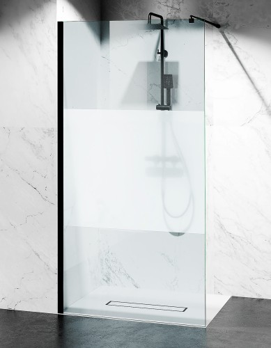 pas mrozenia szyba prysznicowa okucia czarny mat zdjecie 1 polskie kabiny