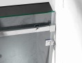 okucia czarny mat szklo transparentne drzwi prysznicowe bezprofilowe P2 zdjecie 7 polskie kabiny