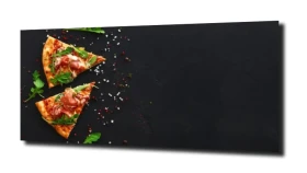 obraz na szkle Pizza kuchnia jedzenie