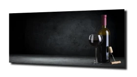 obraz na szkle, Panel szklany Wino 20