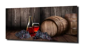 obraz na szkle, Panel szklany Wino 34