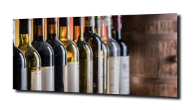 obraz na szkle, Panel szklany Wino 55