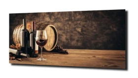 obraz na szkle, Panel szklany Wino 2