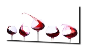 obraz na szkle, Panel szklany Wino 6