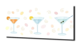 obraz na szkle, Panel szklany Drink 5
