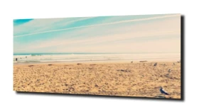 obraz na szkle Plaża Kalifornia surfing