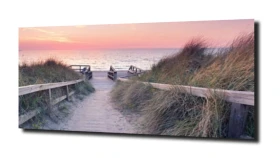 obraz na szkle Plaża panorama wakacje
