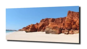 obraz na szkle Plaża skały Australia