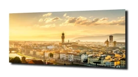 obraz na szkle Panorama Florencji