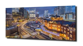 obraz na szkle Architektura Tokio