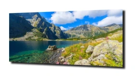 obraz na szkle Czarny Staw Tatry, Polska