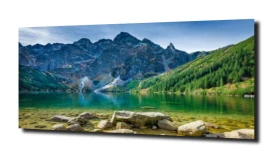obraz na szkle Morskie oko w Tatrach