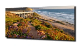 obraz na szkle Plaża San Diego
