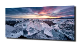 obraz na szkle Ice beach - Islandia