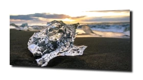 obraz na szkle Diament plaża