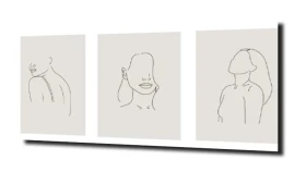 obraz na szkle Ilustracja kobieta