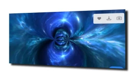 obraz na szkle Abstrakcja niebieska 86
