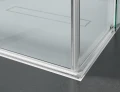 kabina prysznicowa dwustronna przesuwna zloto szczotkowane transparentna U20 premium zdjecie 3 polskie kabiny