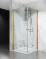 kabina prysznicowa skladana dwustronnie zloty mat transparentna zdjecie 1 polskie kabiny