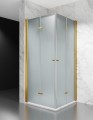 kabina prysznicowa skladana dwustronnie zloty mat mrozona zdjecie 1 polskie kabiny