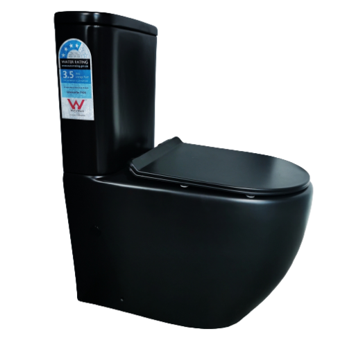 WC Kompakt CLARISA Black zdjecie 1 polskie kabiny