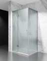 kabina prysznicowa uchylna DV8100 okucia chrom polysk szklo mrozone zdjecie 1 polskie kabiny