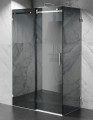 kabina prysznicowa przesuwna bezprofilowa szklo grafitowe okucia chreom polysk zdjecie 1 polskie kabiny