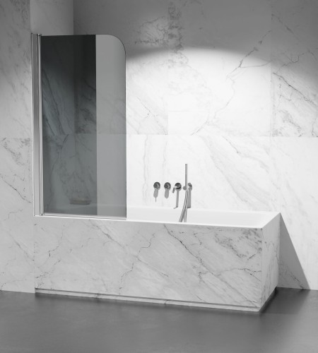 Parawan nawannowy grafitowy PNW1155 okucia chrom połysk zdjecie 1