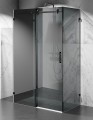 czarna kabina prysznicowa przesuwna trojscienna CV20P szklo grafitowe zdjecie 1 polskie kabiny