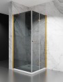 złota kabina prysznicowa składana jednostronnie D1500 szkło grafit zdjęcie 1 polskie kabiny