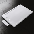 SL04 brodzik prysznicowy slim konglomerat biały 90x90cm zdjęcie 4