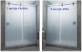 okucia zloty polysk szklo mrozone mleczne drzwi prysznicowe bezprofilowe P2 zdjecie 8 polskie kabiny