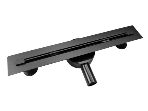 Odpływ Liniowy SUPER SLIM SS70B Czarny Mat zdjecie 1