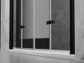 drzwi prysznicowe skladane okucia czarny mat szklo grafitowe D1900 dual zdjecie 3 polskie kabiny