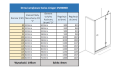 Drzwi-prysznicowe-uchylne-szkło-mrozone-okucia-złoty-mat-DV8500D-zdjecie-3