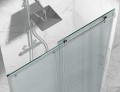 drzwi prysznicowe przesuwne D20 okucia chrom polysk szklo ryflowane zdjecie 2 polskie kabiny