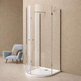 Kabina prysznicowa przyścienna podkowa G200