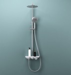 Bateria Prysznicowa Natynkowa z Termostatem Chrom CT052T  