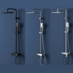 Bateria prysznicowa natynkowa chrom EcoLife WAM 7209   