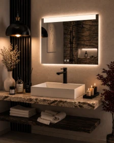  Lustro do łazienki z oświetleniem JASMIN-03