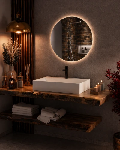 lustro-podświetlane-led-mars 22 zdjecie 1 polskie kabiny