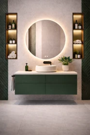 Lustro okrągłe podświetlane LED  60-120 cm