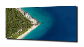 obraz na szkle Dzika wyspa, ocean natura