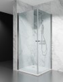 kabina prysznicowa wahadlowa DV4000 okucia chrom polysk szklo transparentne zdjecie 1 polskie kabiny